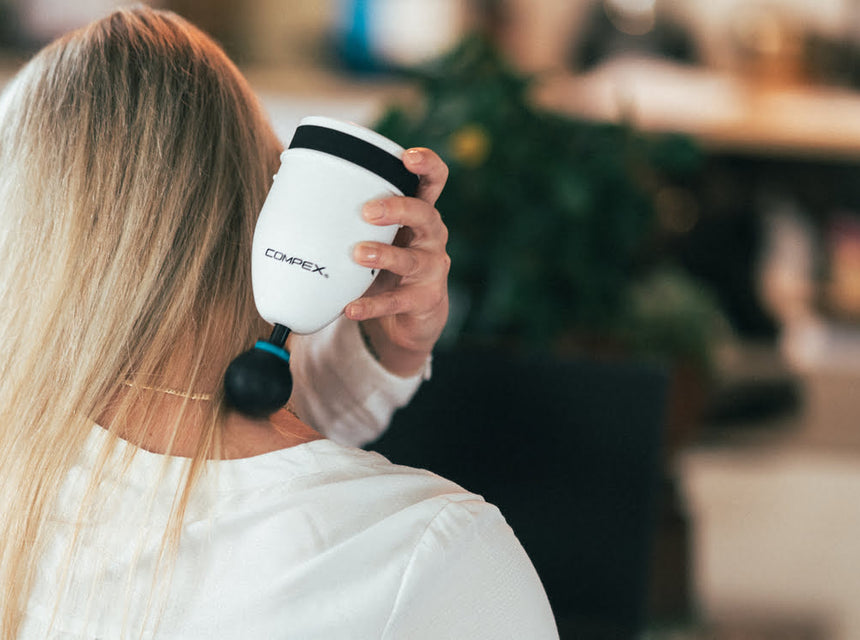 Soulagez vos courbatures avec le pistolet de massage Compex Fixx Mini