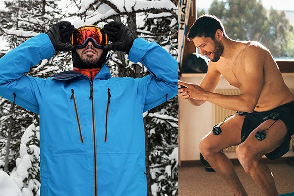 Vorbereitung zum Skifahren