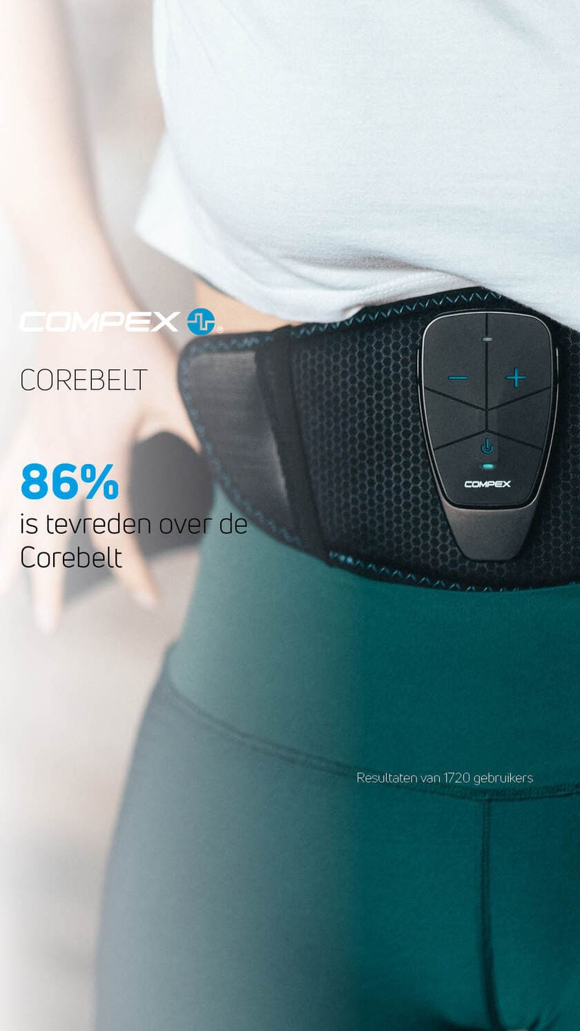 86% zijn tevreden met de Compex Corebelt