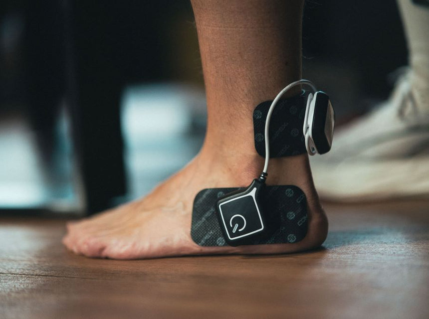 Esguince de Tobillo tratar el dolor con Electroestimulación