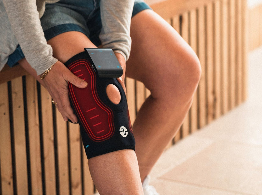 Genouillère ThermoTens Compex pour soulager l'arthrose du genou