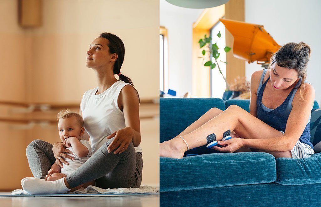 Comment l'électrostimulation aide les femmes après la grossesse - ventre plat, jambes lourdes