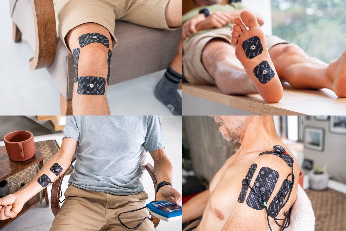 Soulager les tendinopathies par électrostimulation - placements des électrodes Compex