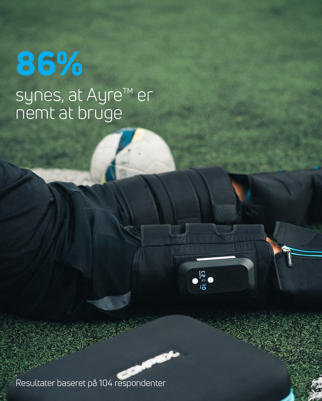 86 % synes, at Compex Ayre™ er nemt at bruge