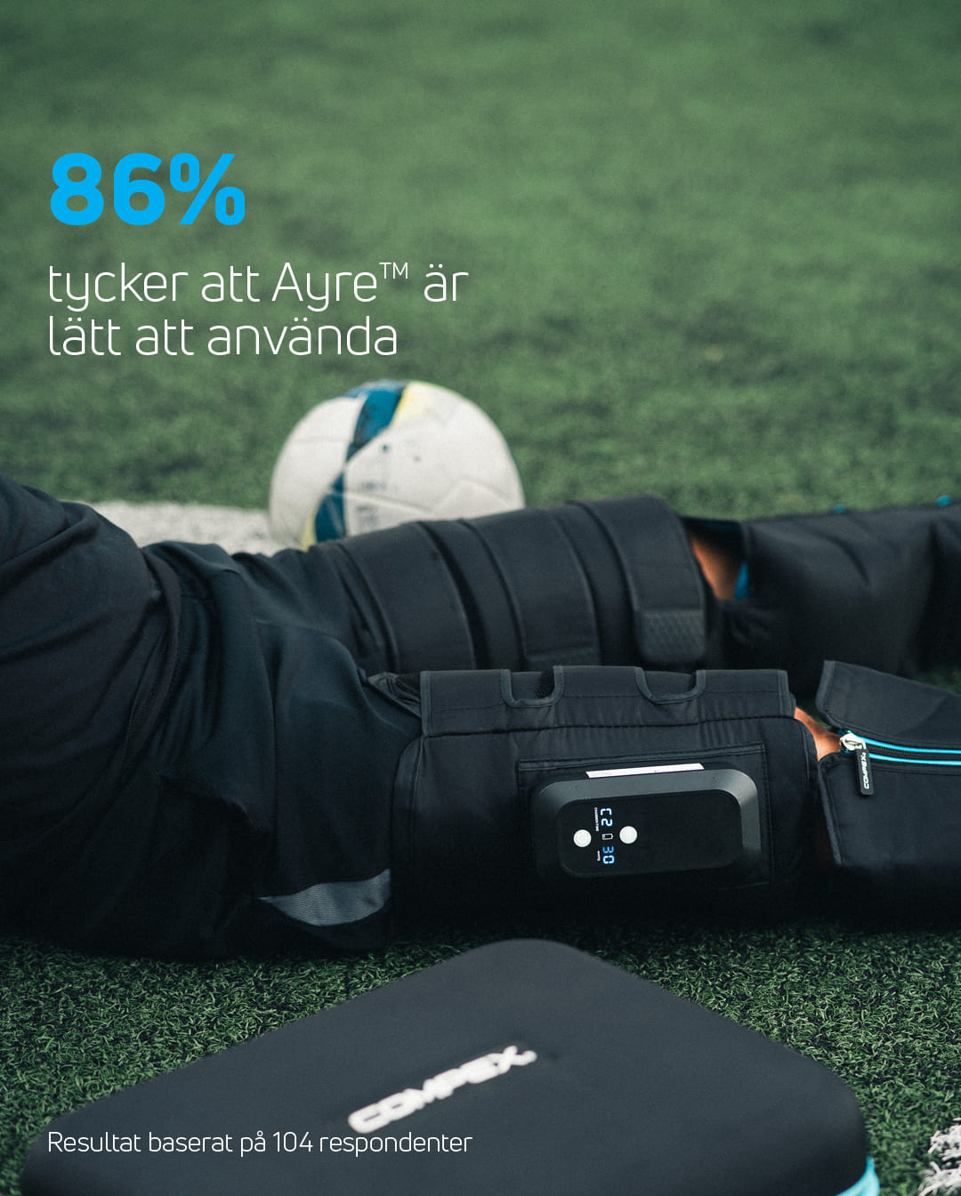 86 % tycker att Compex Ayre™ är lätt att använda