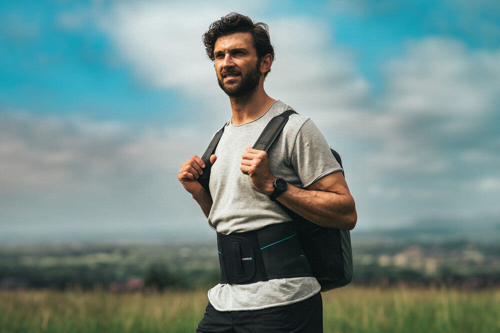 Enhance proprioception with the Compex Activ'® Back Belt