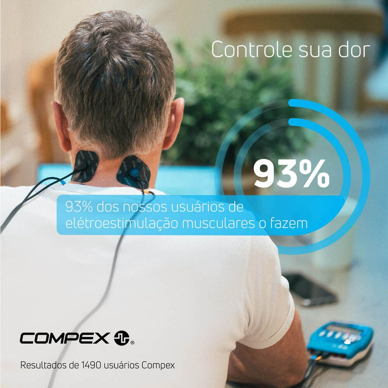 Controle sua dor. 93% dos nossos usuários de elétroestimulação musculares o fazem.