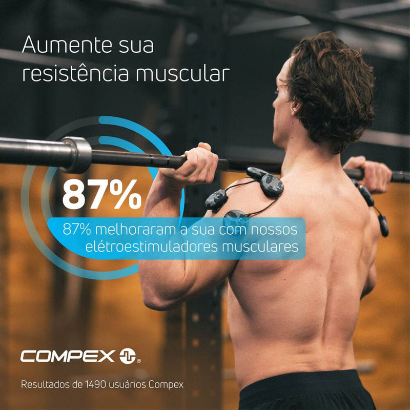 Aumente sua resistência muscular. 87% melhoraram a sua com nossos elétroestimuladores musculares.