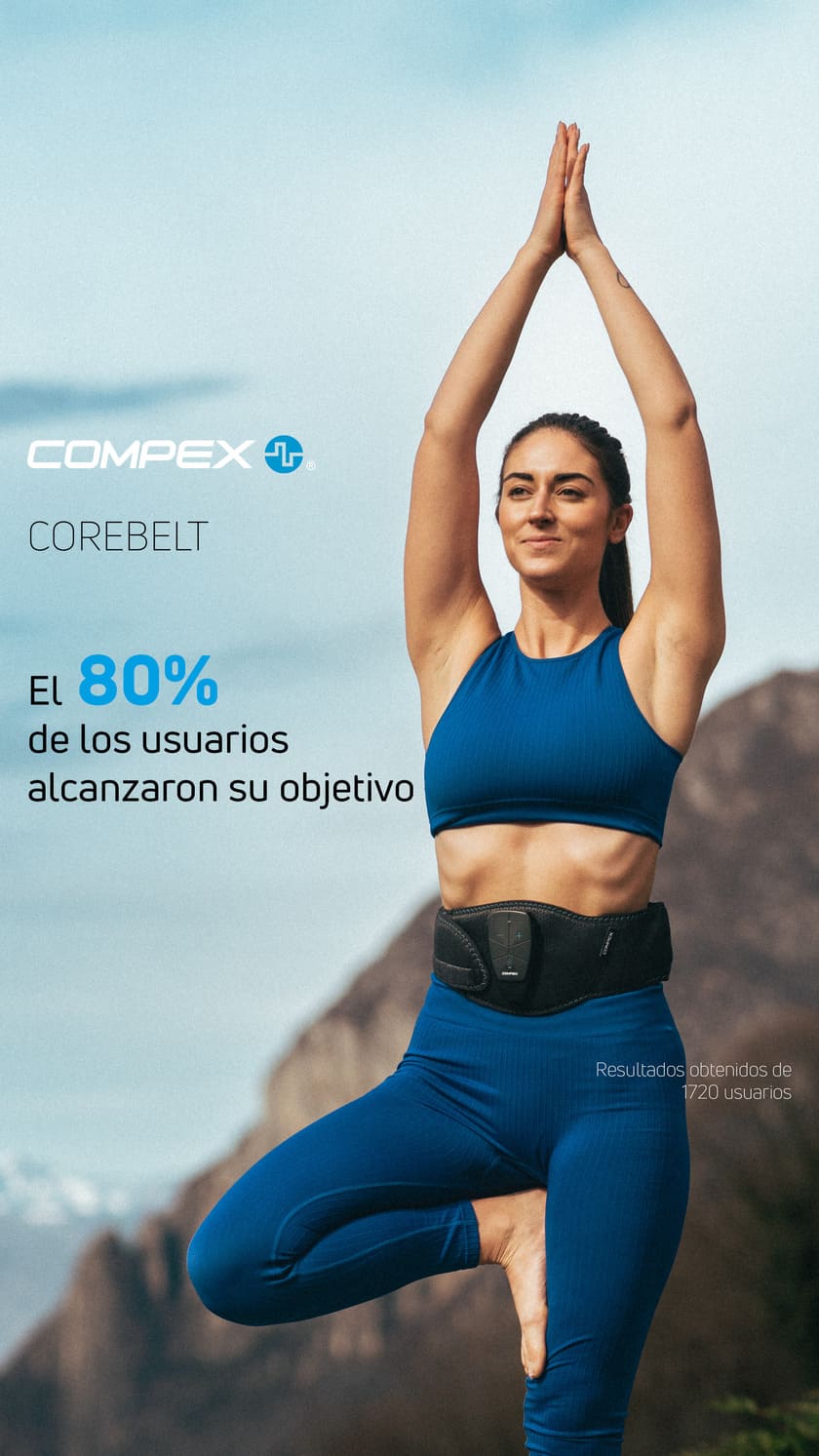 80% alcanzaron su objetivo con la Compex Corebelt