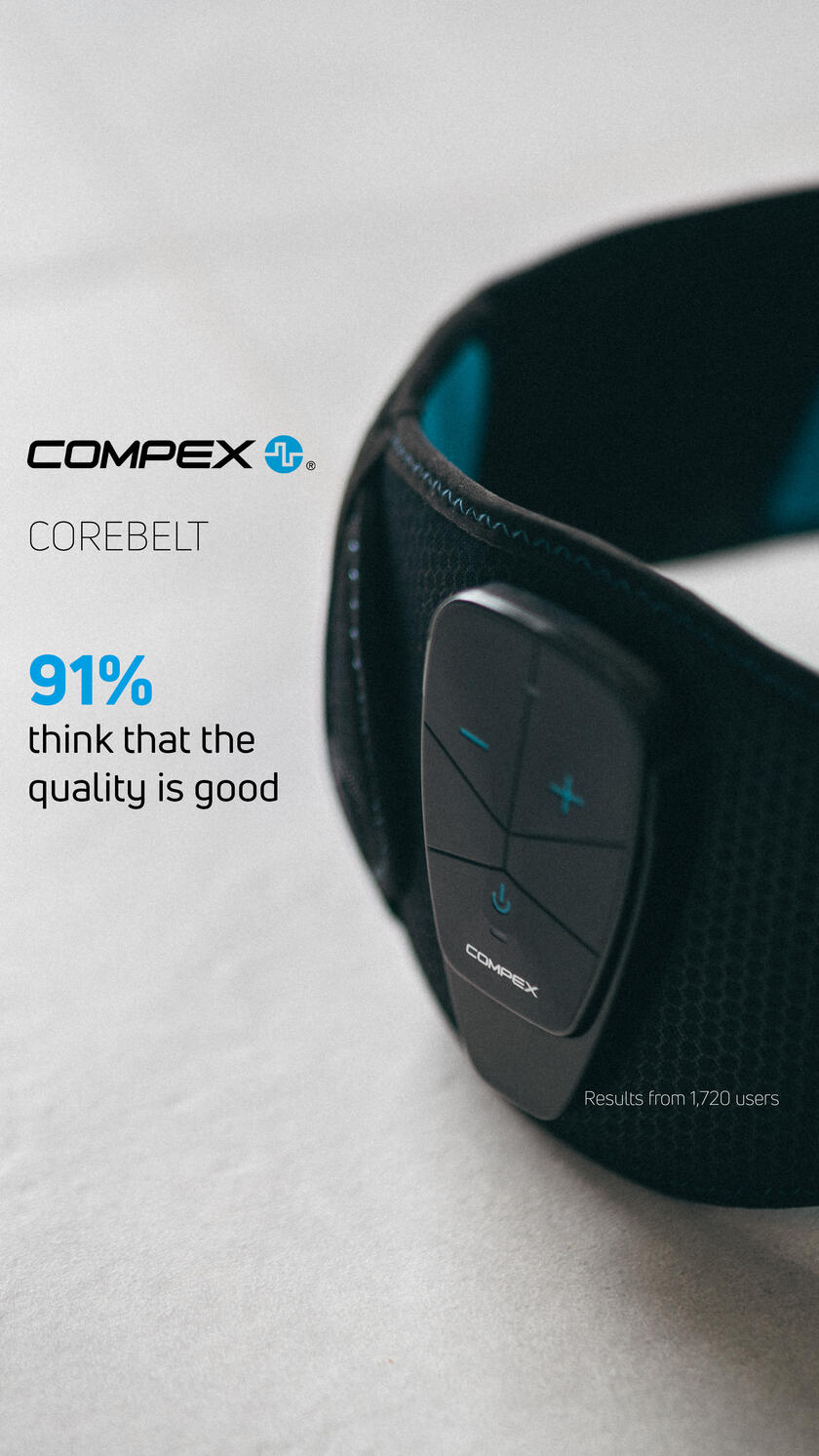 91% of Corebelt users think that the quality is good