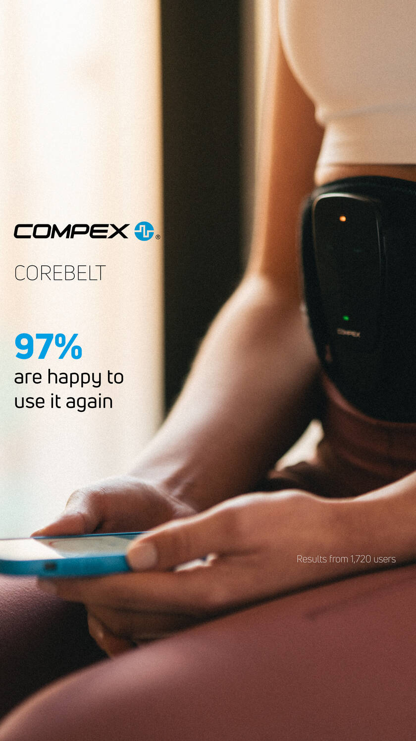 97% of Corebelt users are happy to use it again