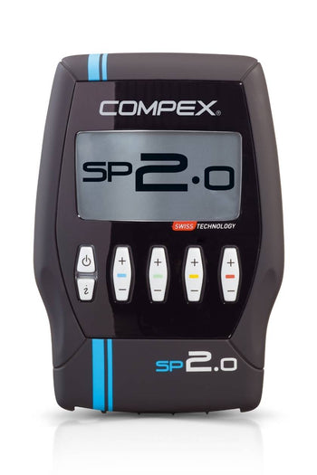 The Compex SP 2.0 EMS muscle stimulator