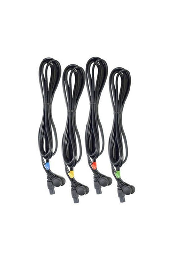 The Compex 6P Snap Cables for Wired EMS Muscle Stimulators (x4)