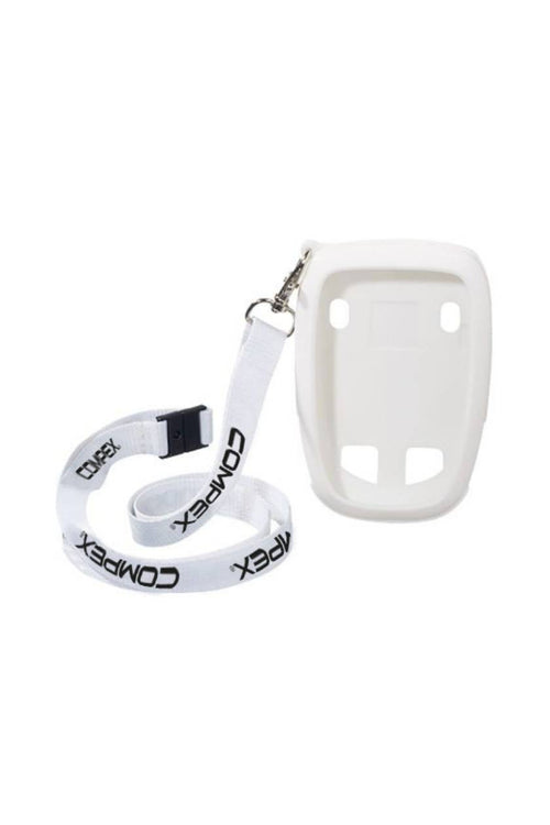 The Compex Protective Case for Wireless EMS Muscle Stimulators with lanyard (white)