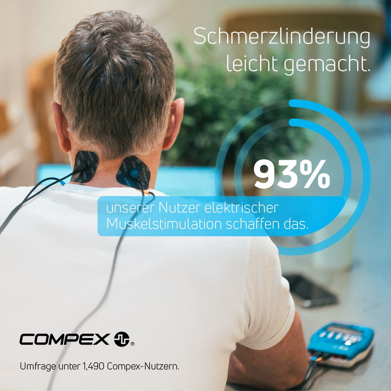 93 % unserer Nutzer von Elektromuskelstimulation verwenden das Gerät zur Schmerzbehandlung