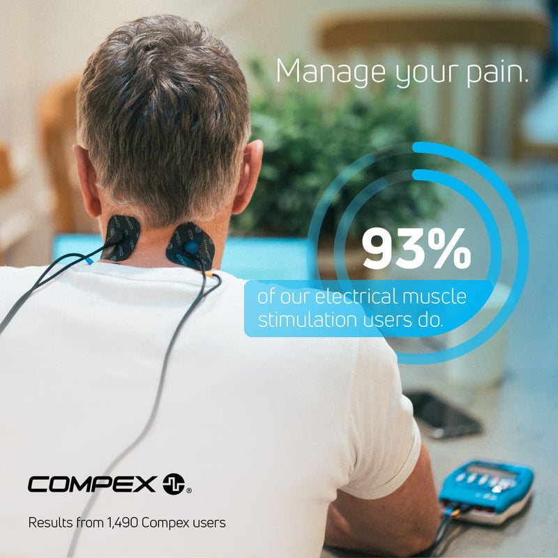 93% of our electrical muscle stimulation users use te device to manage their pain