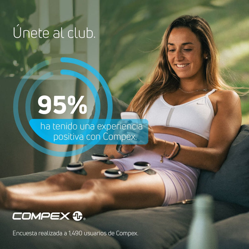 El 95 % de los usuarios ha tenido una experiencia positiva con Compex