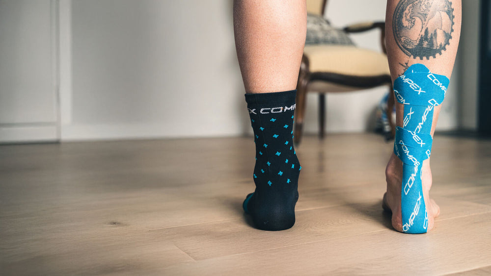 Provide structural support to joints and muscles with Compex Tape