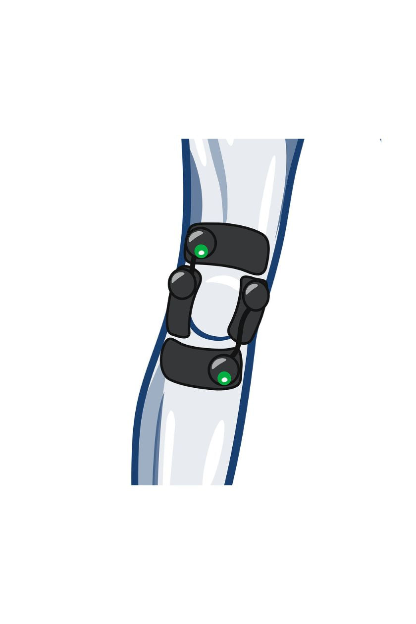 Knee electrode placement for women with wireless Compex EMS muscle stimulator