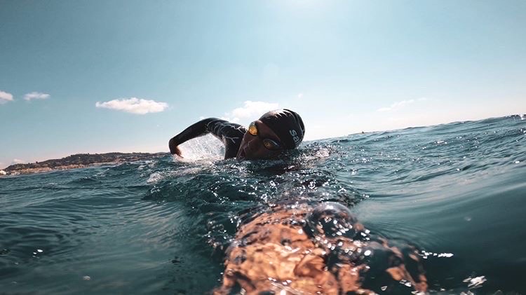 Jeremy Leroux Swimming