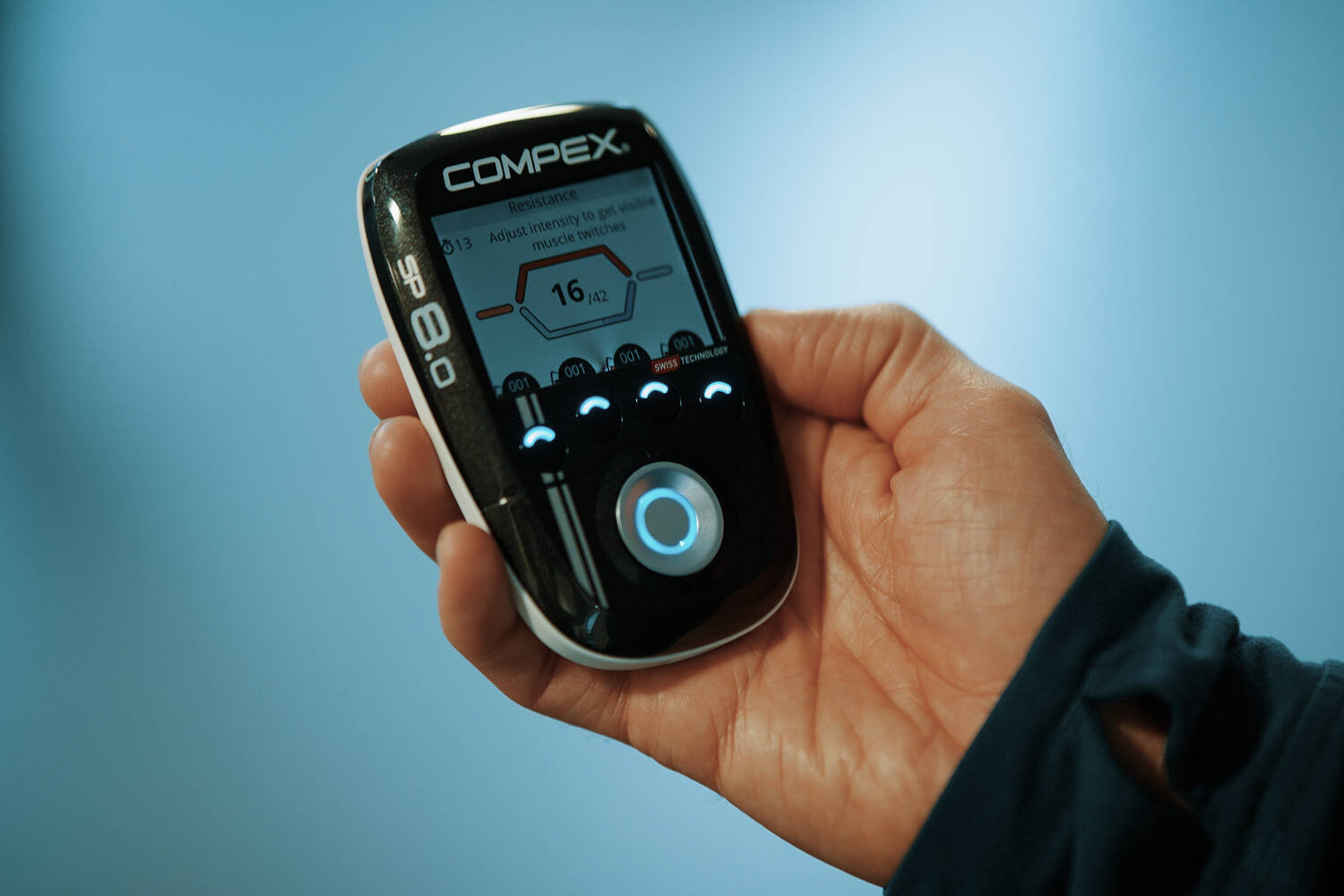 The Compex SP 8.0 electrostimulator is clinically proven to get results