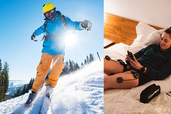 Calcetines de esquí y snowboard por encima de la rodilla para
