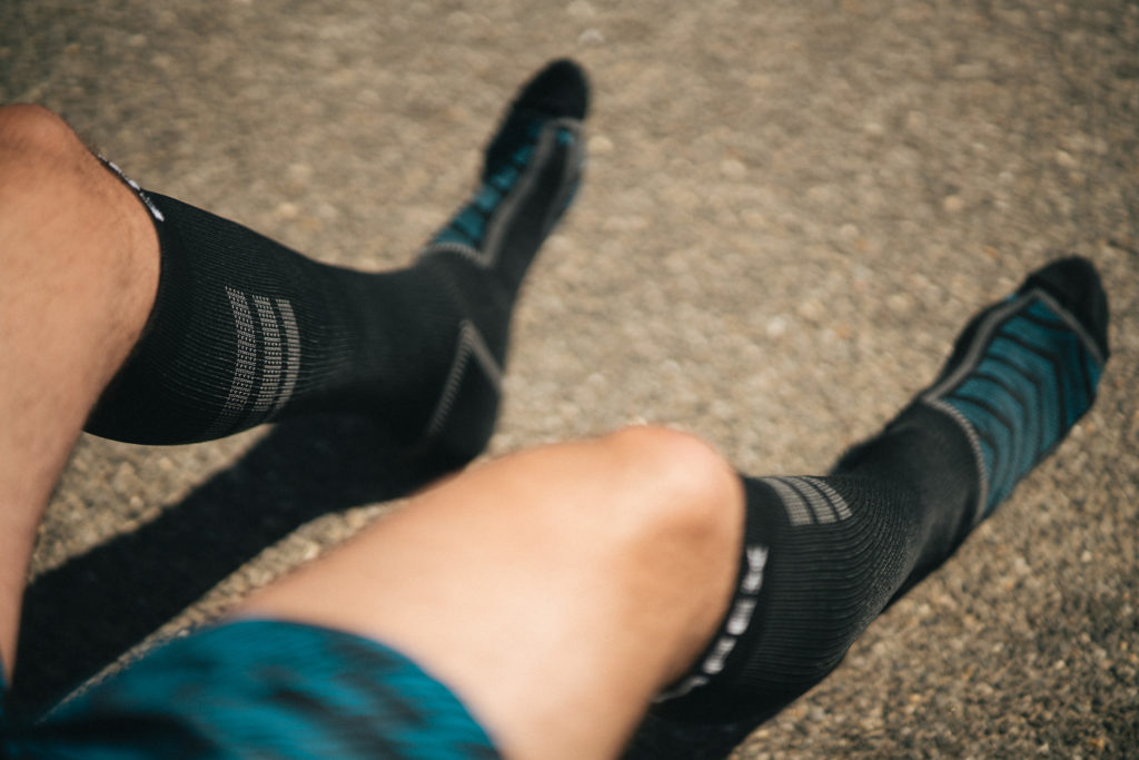 calze compressive con ekatom fiber recovery socks