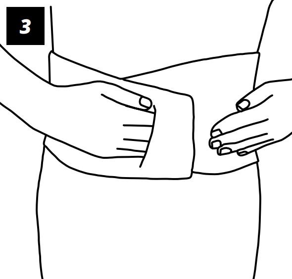Applying Compex Coldform Back Part 3
