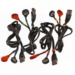 COMPEX SET OF 4 CABLES - 8P SNAP