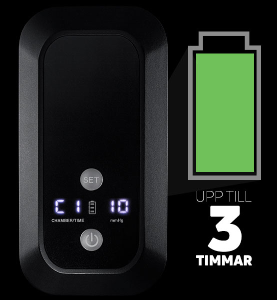Compex Ayre Uppladdningsbart litiumjonbatteri för upp till 60 minuters återhämtning