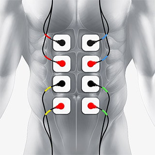 StimRx Electronic Muscle Stimulation (EMS) - Pad Placement Charts