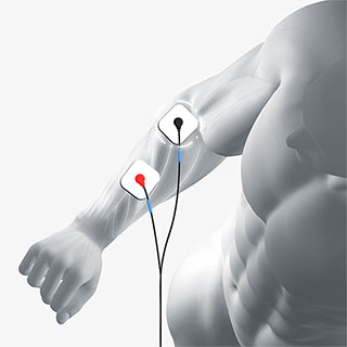 Compex Muscle Stim: Pad Placement for IT Band Muscle 