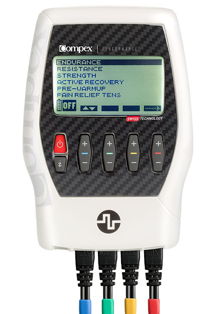 Compex Edge 3.0 Muscle Stimulator with TENS Kit, 4 Programs, Helps  facilitate and Improve Muscle Performance, Blue