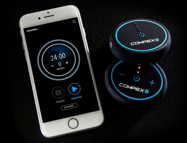 Compex Mini Portable Wireless Muscle Stimulator + Tens Unit + 