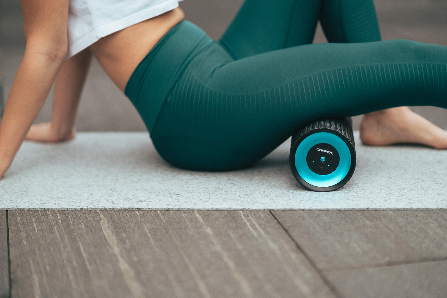 Girl using the Compex ION