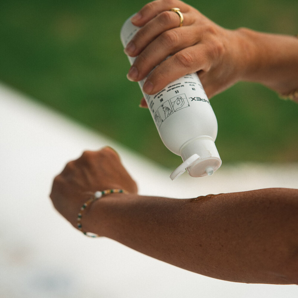 Compex Gel being Applied on the hand.